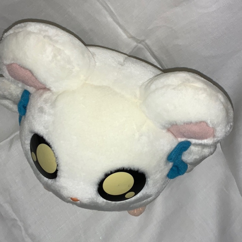 Hamtaro Bijou Ham-Ham Hamster Plush White and Pink 2002 Japanese Manga Anime - Picture 10 of 11